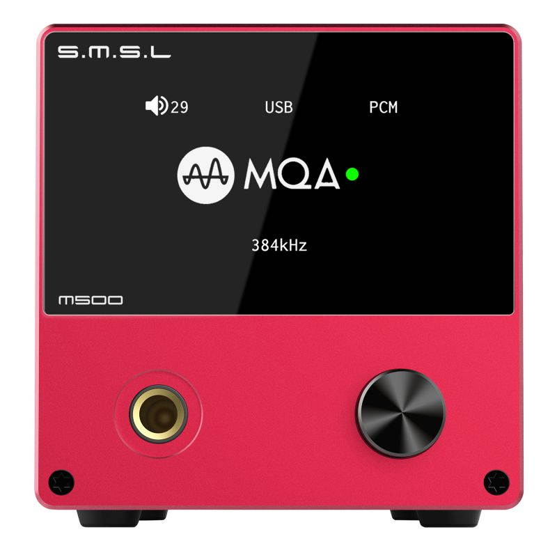 SMSL M500 MQA Decoder Headphone AMP ES9038PRO ES9311 XMOS XU-21632bit 768kHz DSD512 Hi-Res Audio DAC Headphone Amplifier