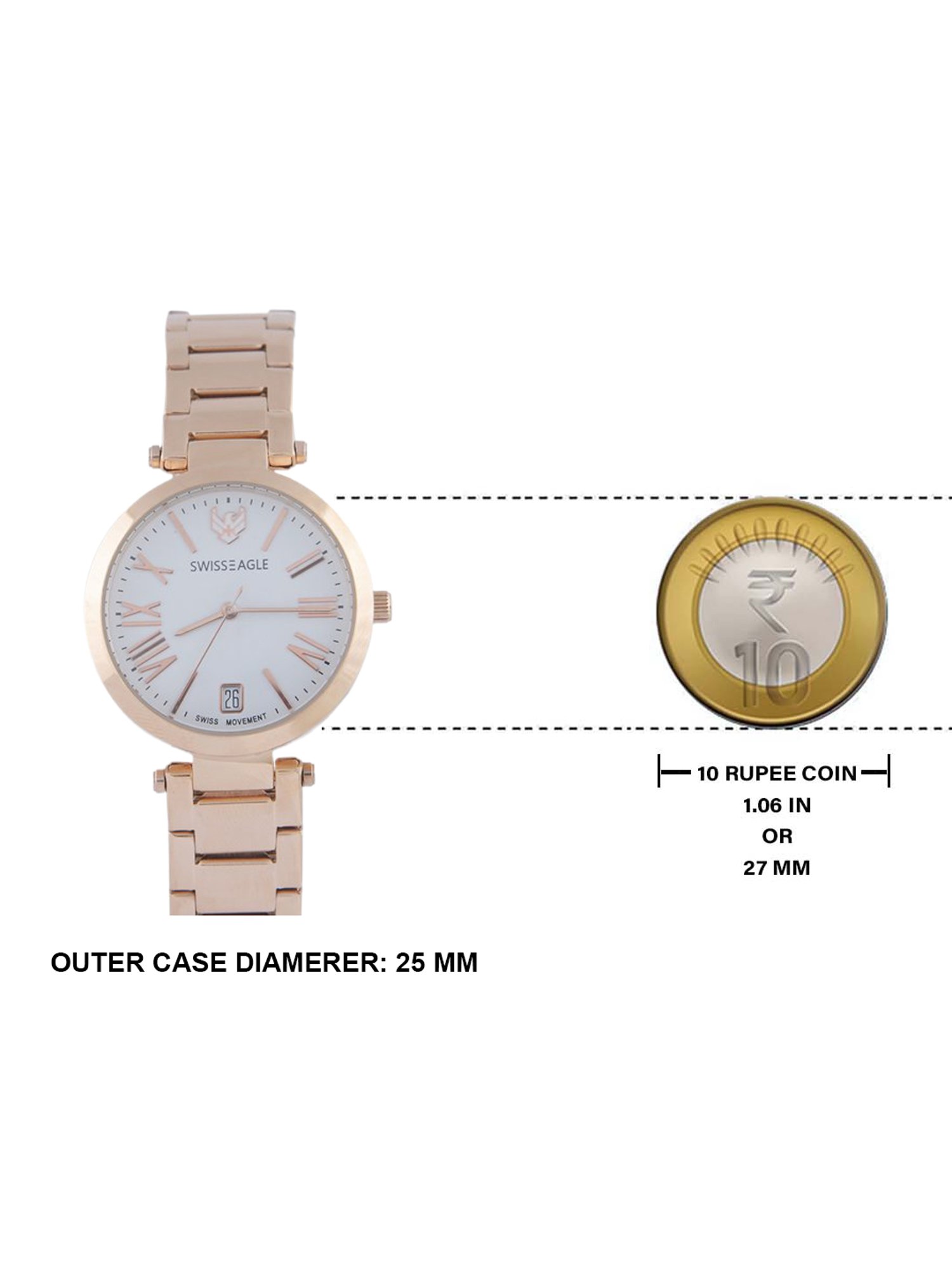 Swiss Eagle SE-9119-22 Analog Watch for Women