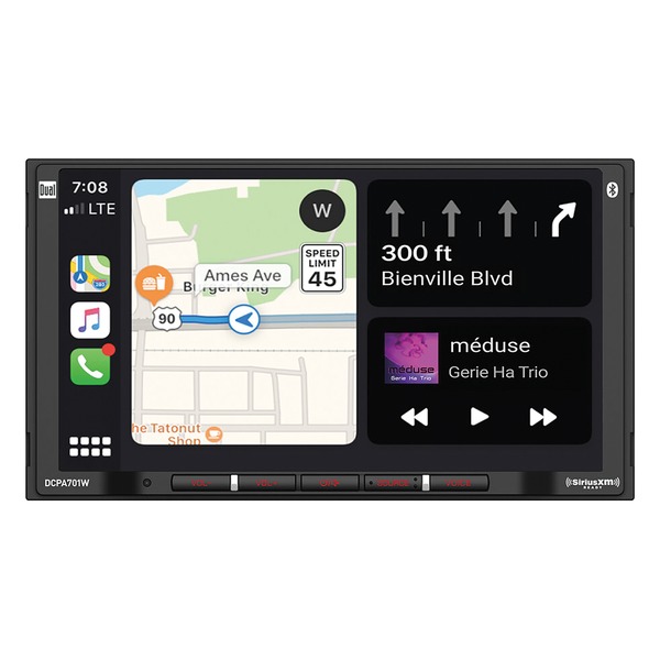 7-Inch Double-DIN In-Dash Digital Media Receiver with Bluetooth(R), Wireless Android(TM) Auto and Apple CarPlay(TM)
