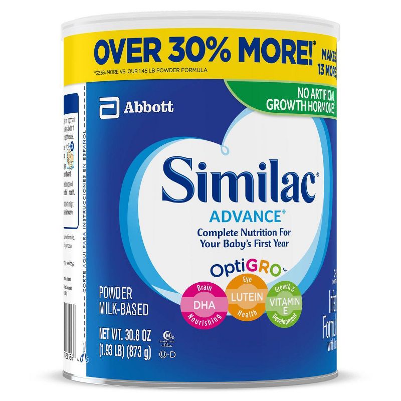 Similac Advance Infant Formula with Iron Powder - 30.8oz