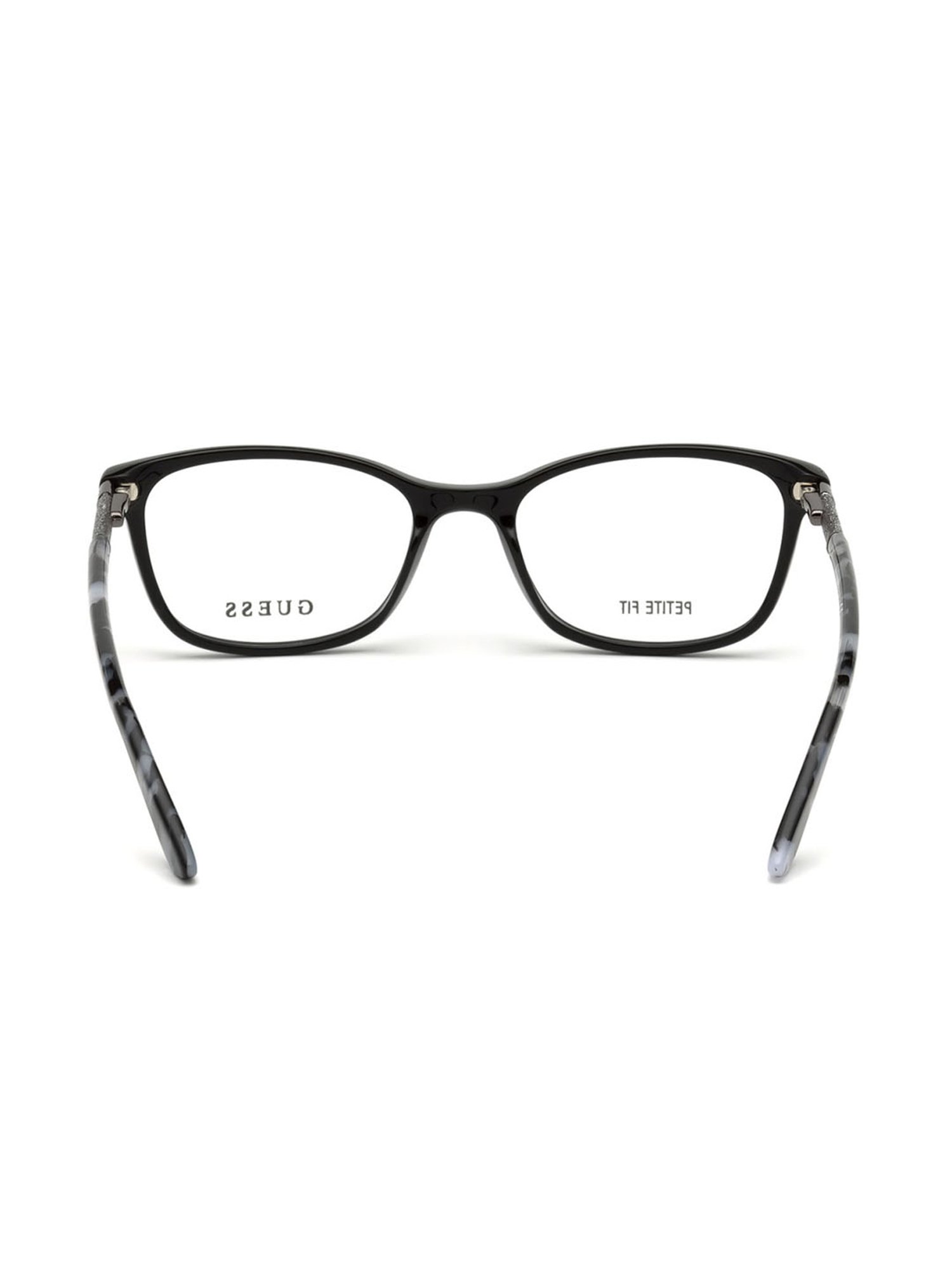 Guess Black Rectangular Eye Frames for Women