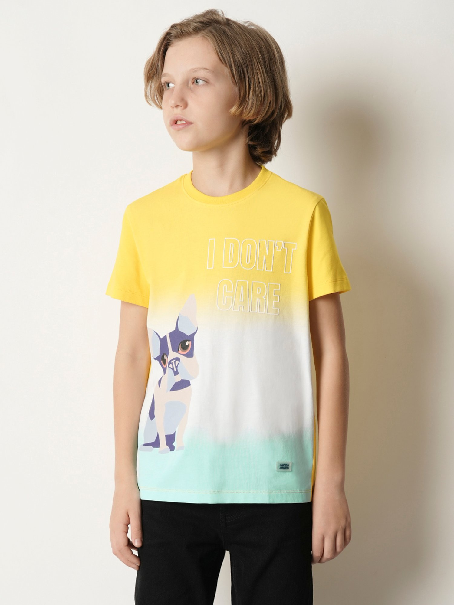 Pantaloons Junior Navy Cotton Printed T-Shirt