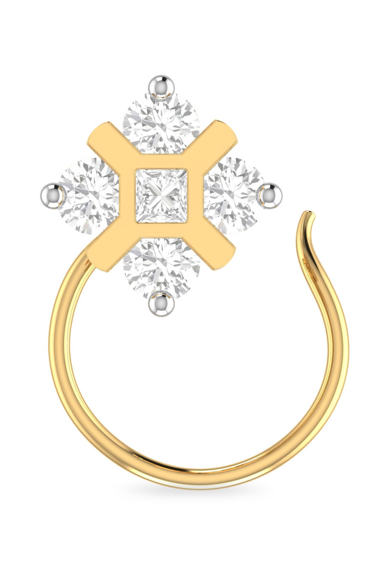 PC Jeweller Kata 22 kt Gold Nosepin