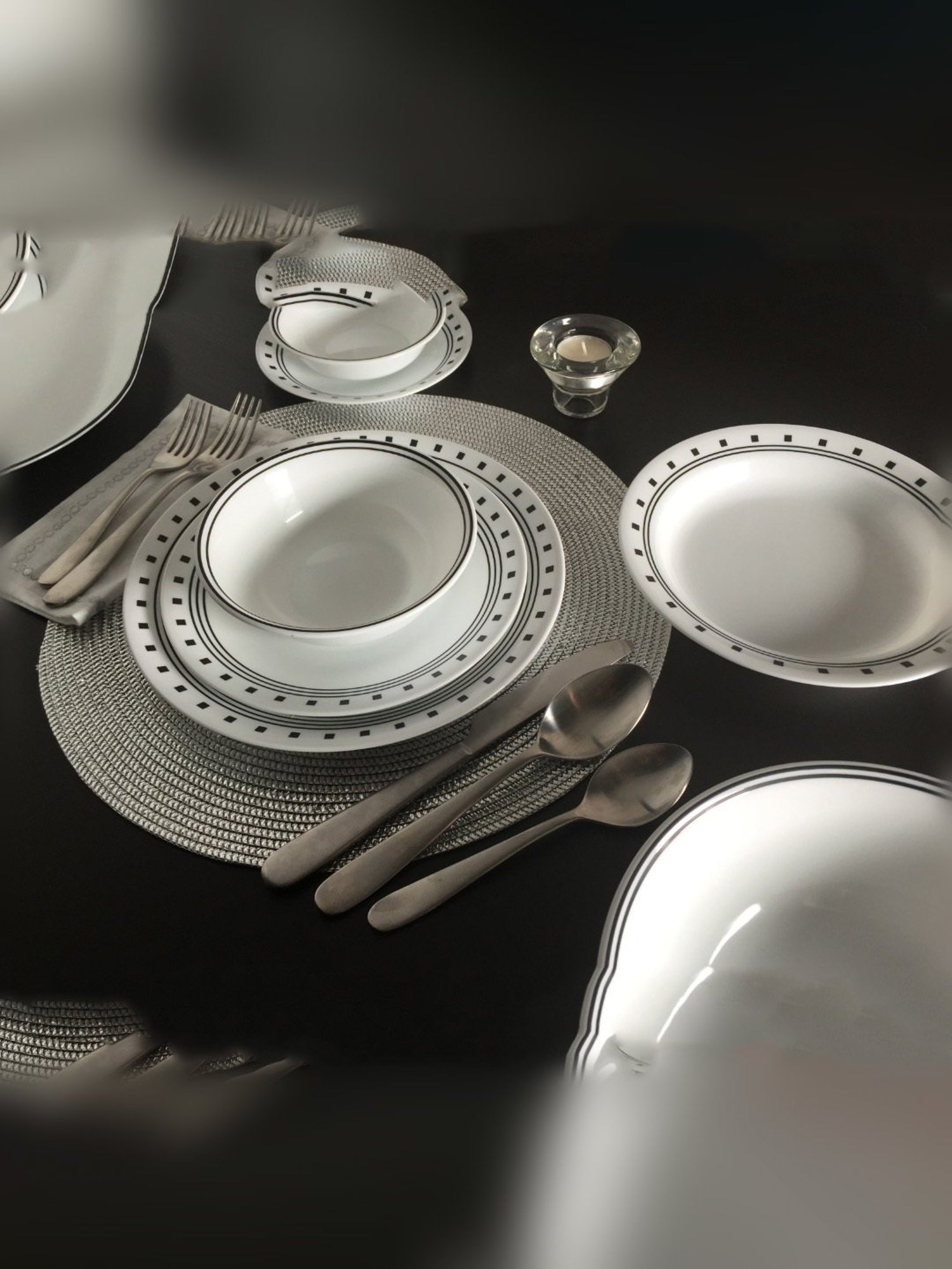 Corelle Livingware City Block 828ml Curry Bowl Pack of 2