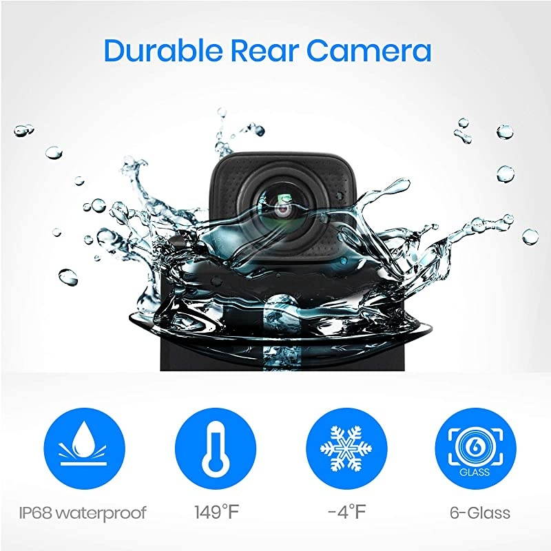 CS2 Wireless Backup Camera Kit with Stable Digital Signal 43 Monitor amp Rear View Camera for Truck Van Camping Car SUV
