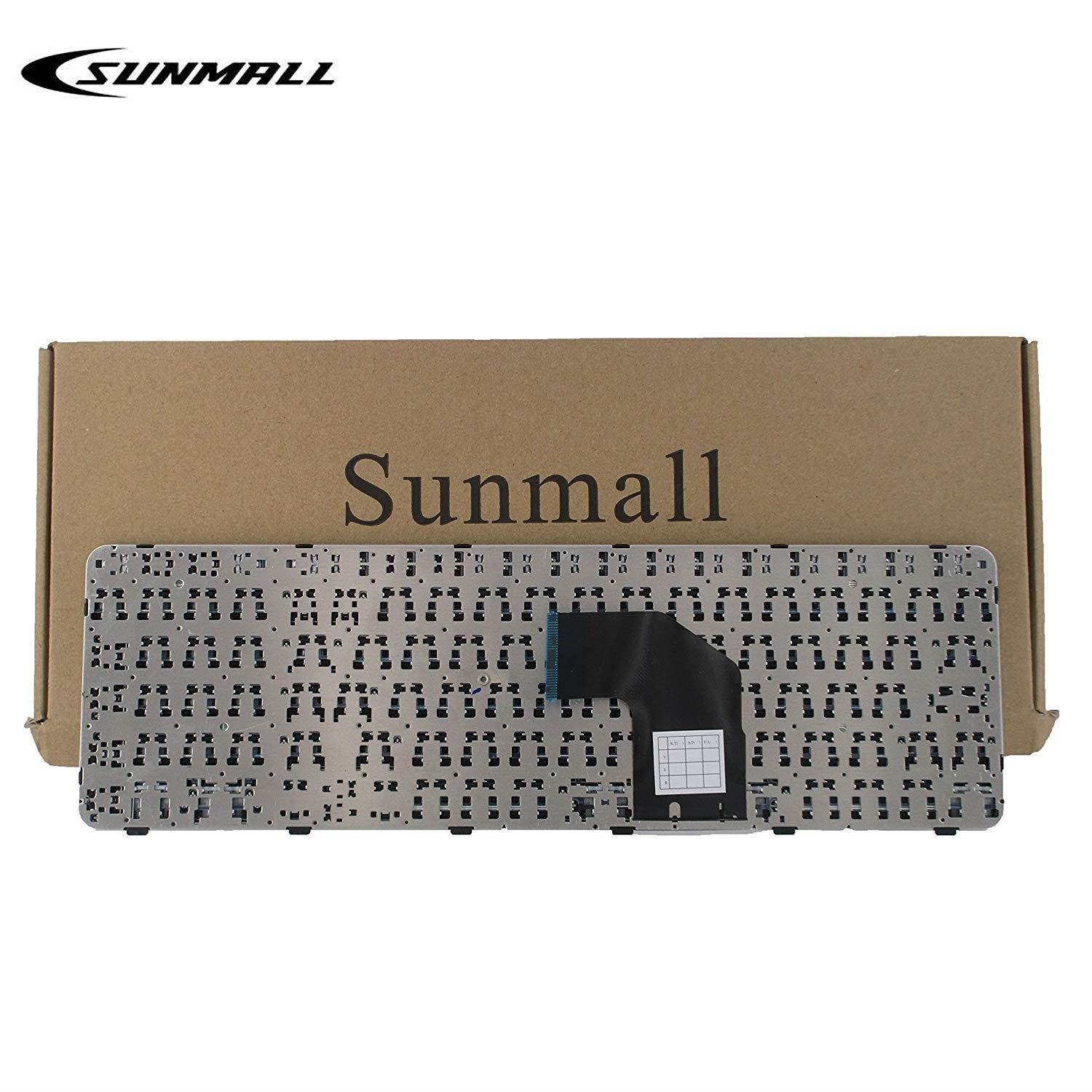 SUNMALL Replacement Keyboard with Frame For HP Pavilion G6-2000 G6-2100 G6-2200 G6-2300 G6T-2000 g6-2002xx g6-2010nr g6-2090ca g6-2106nr g6-2111us series Black US Layout (6 Months Warranty)