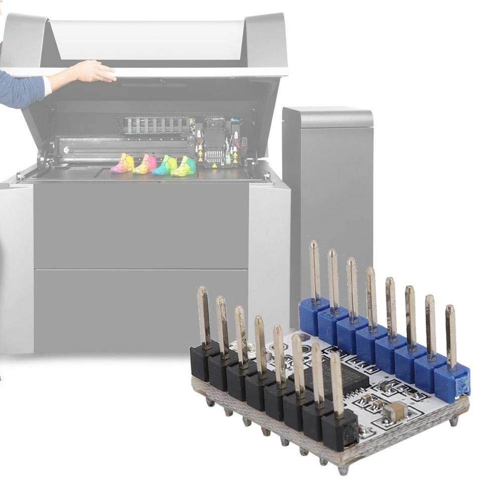 ASHATA TMC2208 V1.2 Stepstick Stepper Motor Driver Carrier,Mute Silent Driver Module,with Heat Sink Screwdriver,Ultra-Quiet Two-Phase Stepper Motor Driver Chip(5PCS)