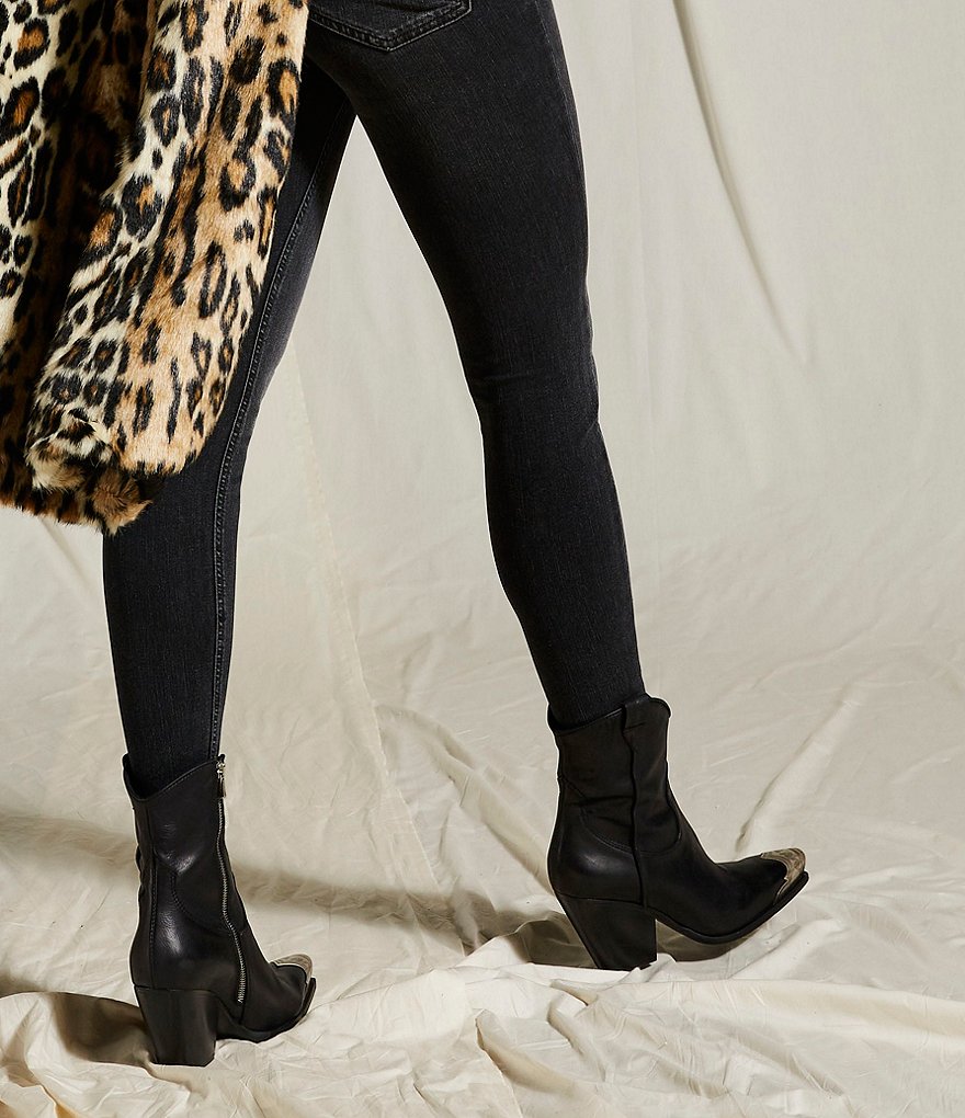 bionica Denali 2 Collection Derinda Waterproof Leather Block Heel Lug Sole Combat Booties