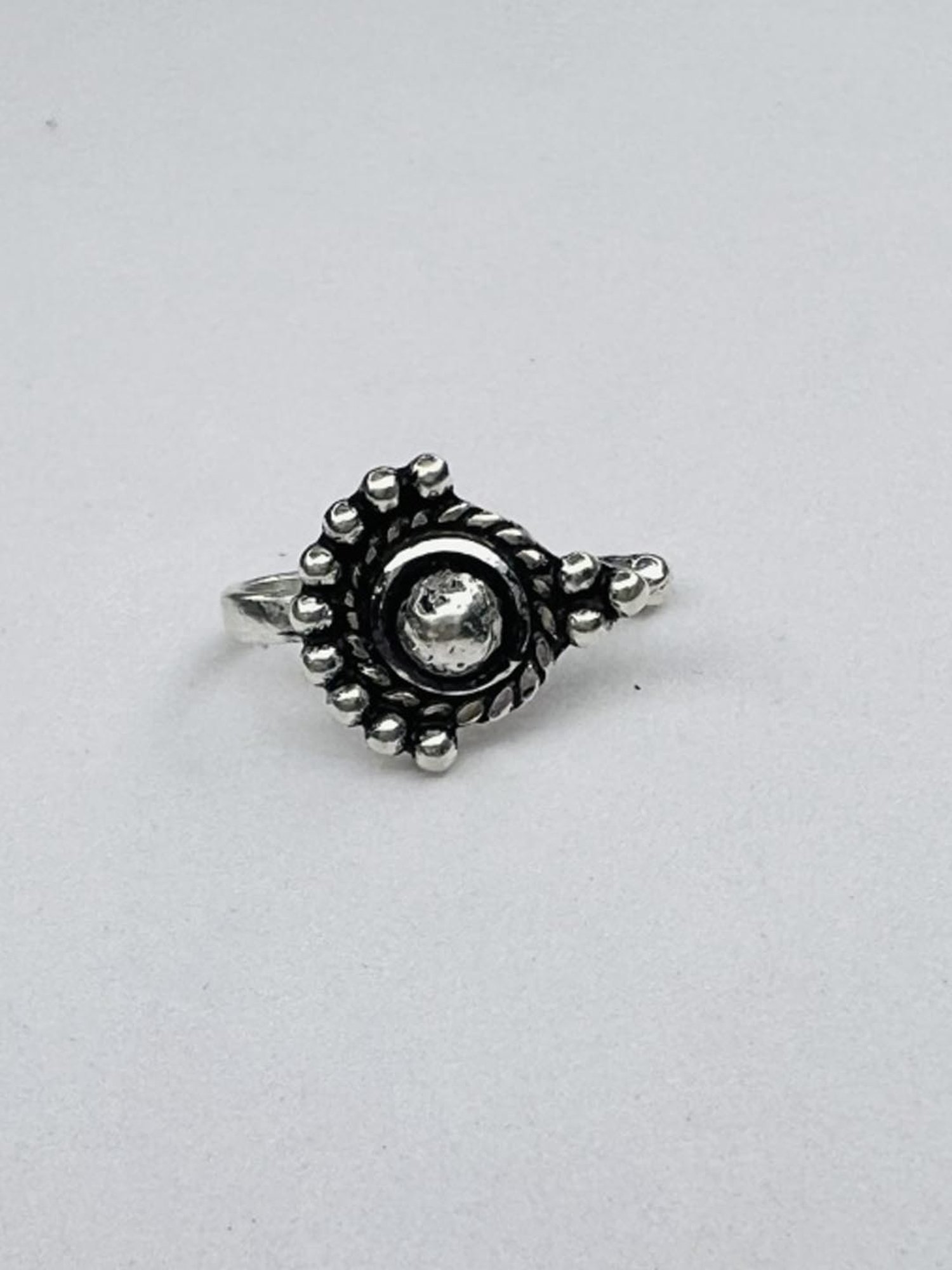 Arte Jewels 92.5 Silver handcrafted Nosepin for Women & Girls