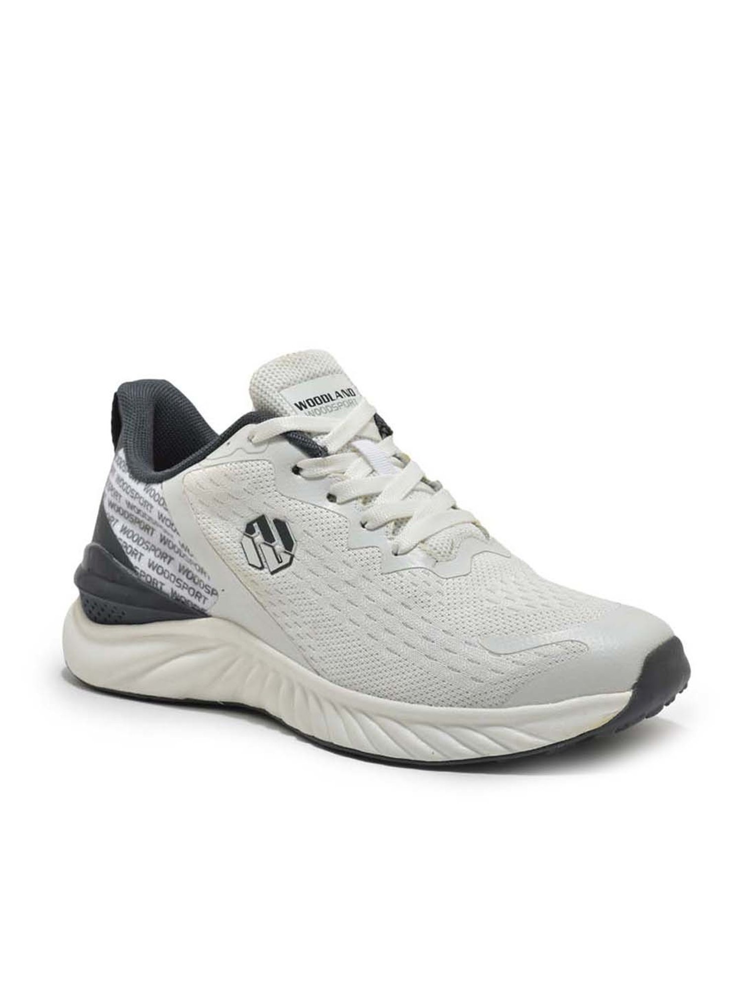 Woodland Men's White Running Shoes