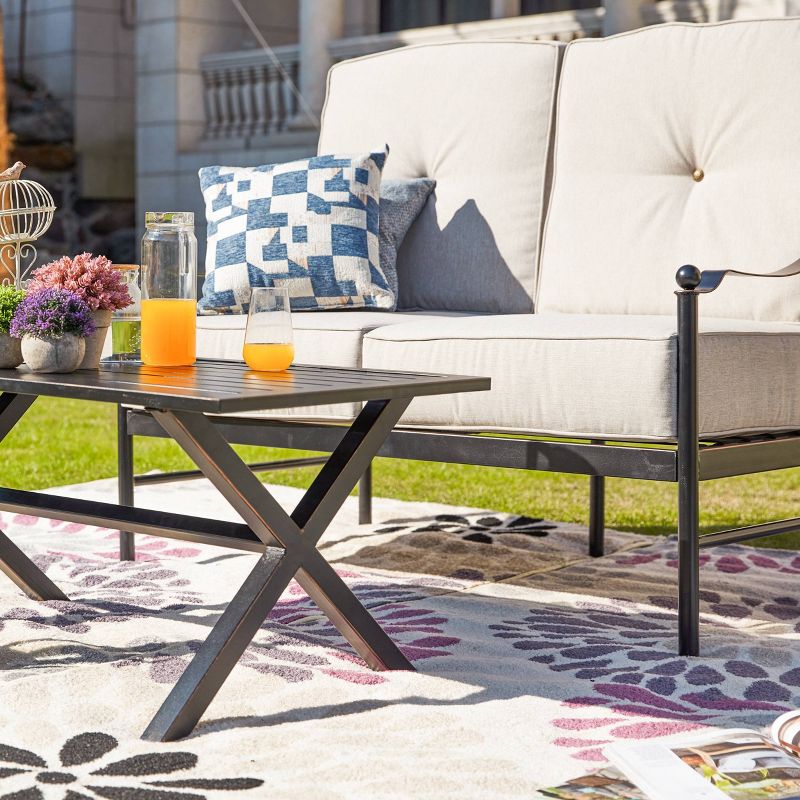 2pc Loveseat Patio Seating Set - Patio Festival