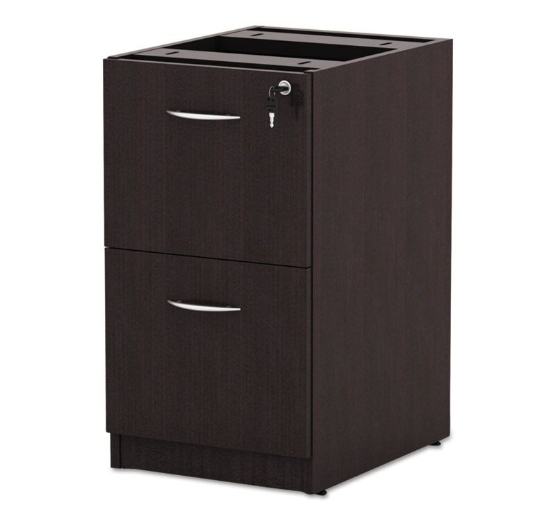 Alera Valencia File/File Drawer Full Ped, 15 5/8 x 20 1/2 x 28 1/2, Espresso VA542822ES