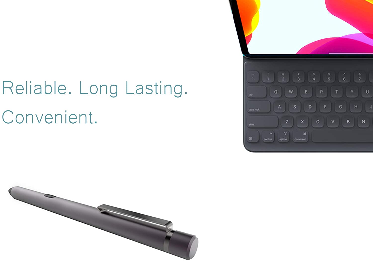 Active Stylus Pen for Apple Ipad, Digital Pencil iPad Series Rechargeable Pencil Touchscreen Precise Fine Tip for iPad 5 & 6, iPad Air 2 & 3, iPad Mini 4 & 5, iPad Pro 9.7/10.5/11 (Dark Gray)