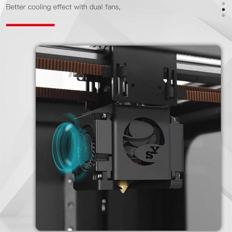 3.5 inch Touch Screen Auto-leveling Pause Resume Printing Desktop 3D Printer with Crystal Glass