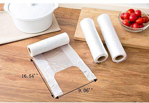 2 Pack Trash Bag for Countertop Plastic or Brushed Stainless Steel Swing Lid Table Desk Car Mini Trash Can Trash Bin, Clear