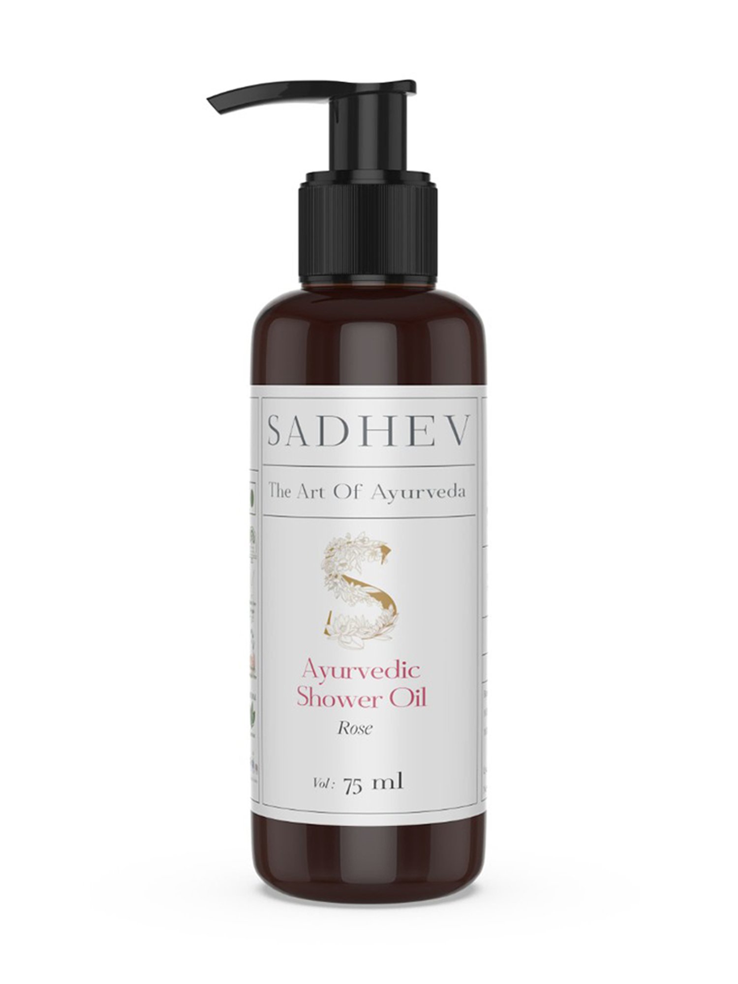 SADHEV The Art Of Ayurveda Ayurvedic Rose Shower Oil - 75 ml