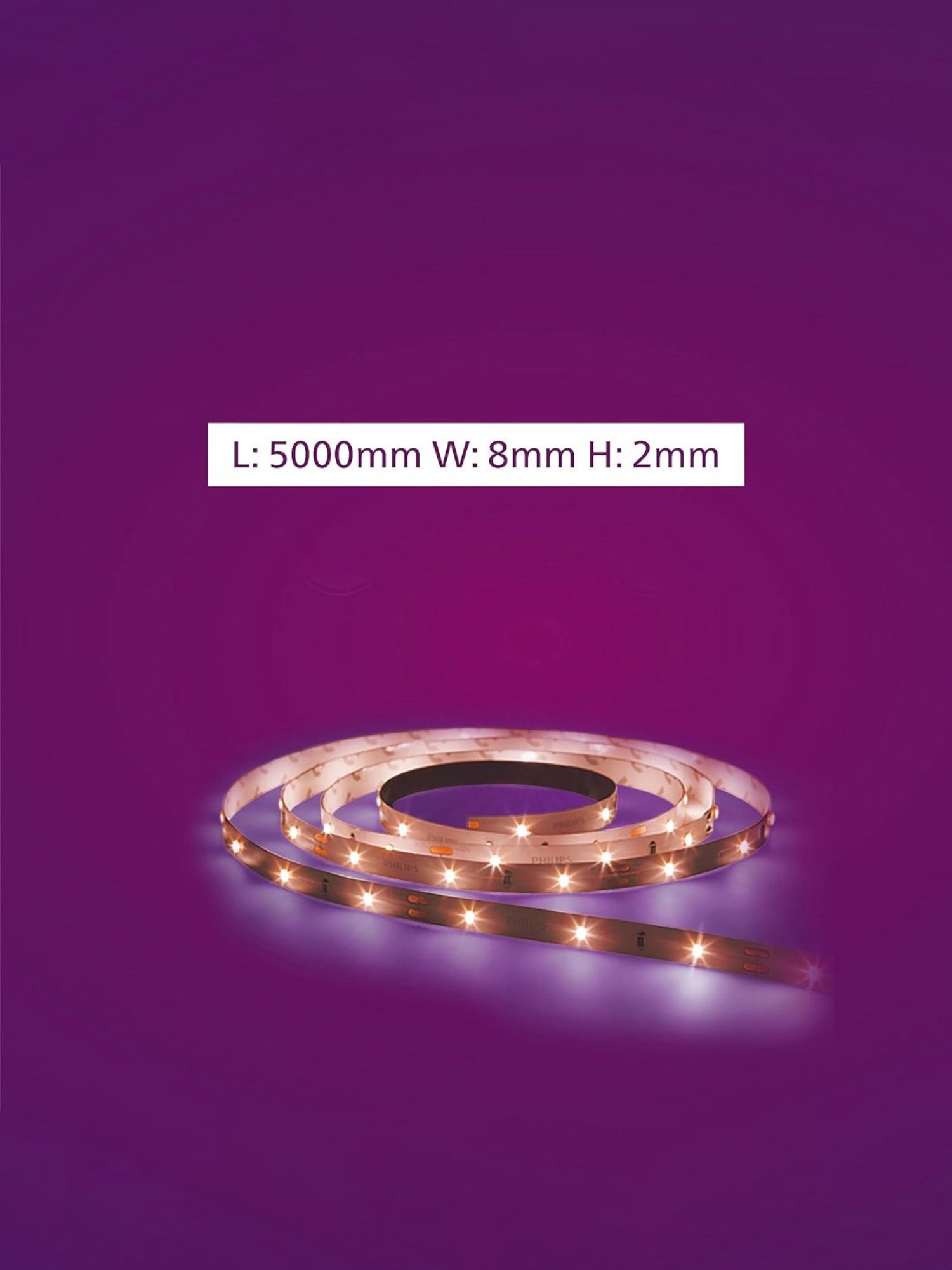 Philips LED Cove Light for Ceiling with 5 Mtr LED Strip for Home Decor Pack of 4 (Natural White)