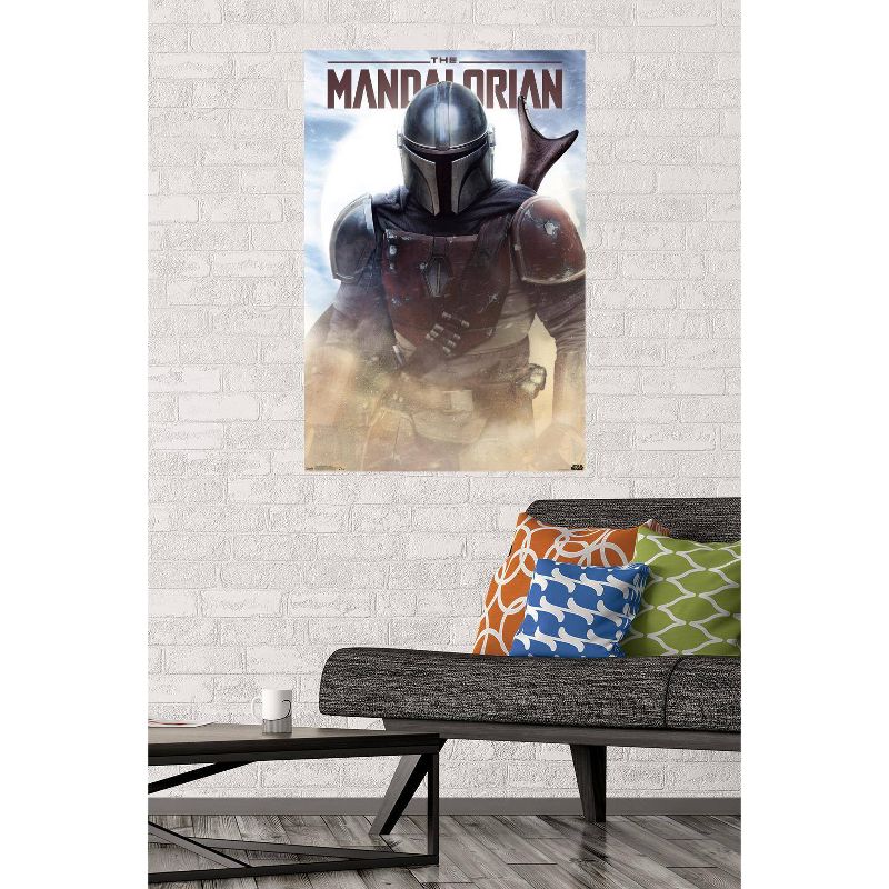 Star Wars: The Mandalorian - Battle Premium Poster