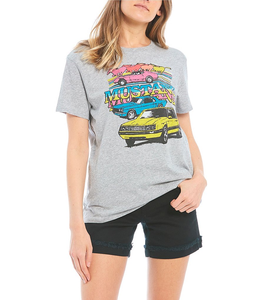 Junk Food Mustang Short Sleeve Graphic Tee