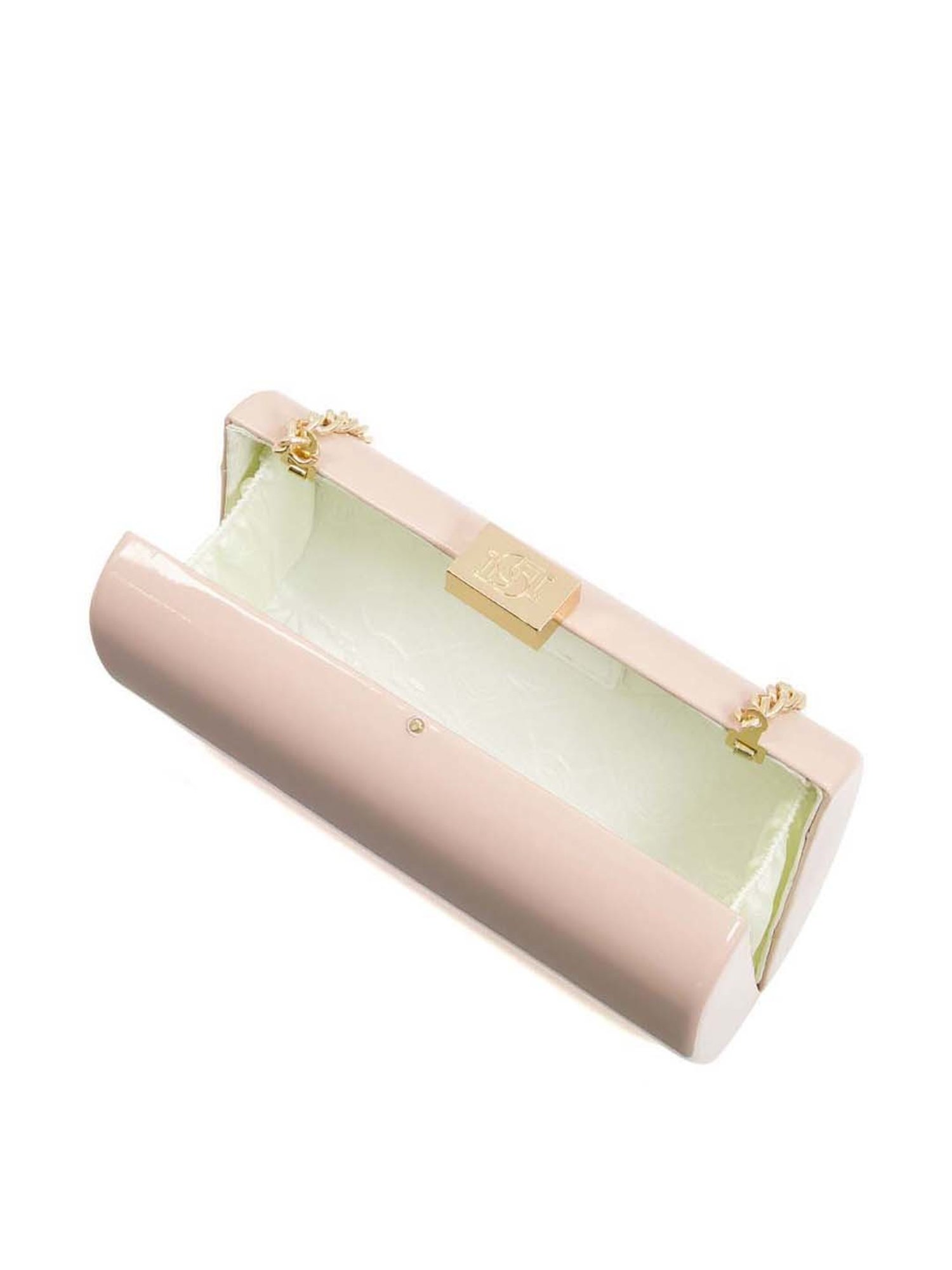 Dune London Pink Solid Clutch