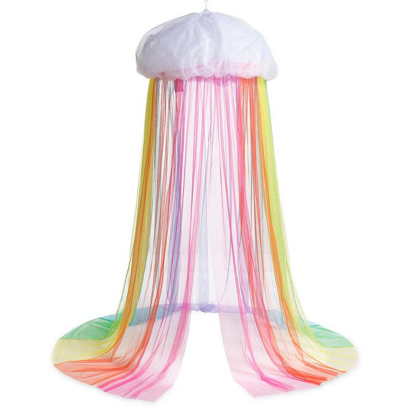 HearthSong - Rainbow Hideaway Canopy with LED Lights