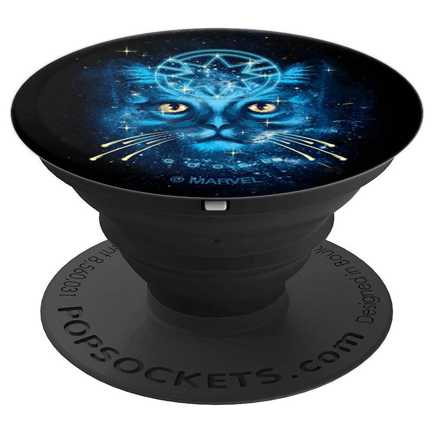 Marvel Captain Marvel Blue Galactic Goose Cat PopSockets Grip and Stand for Phones and Tablets