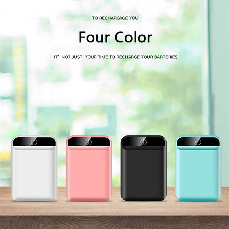 6,000mAh Power Bank Dual USB Output Portable Charger Powerbank Mini Charging Power Bank Travel External Mobile Battery Pack