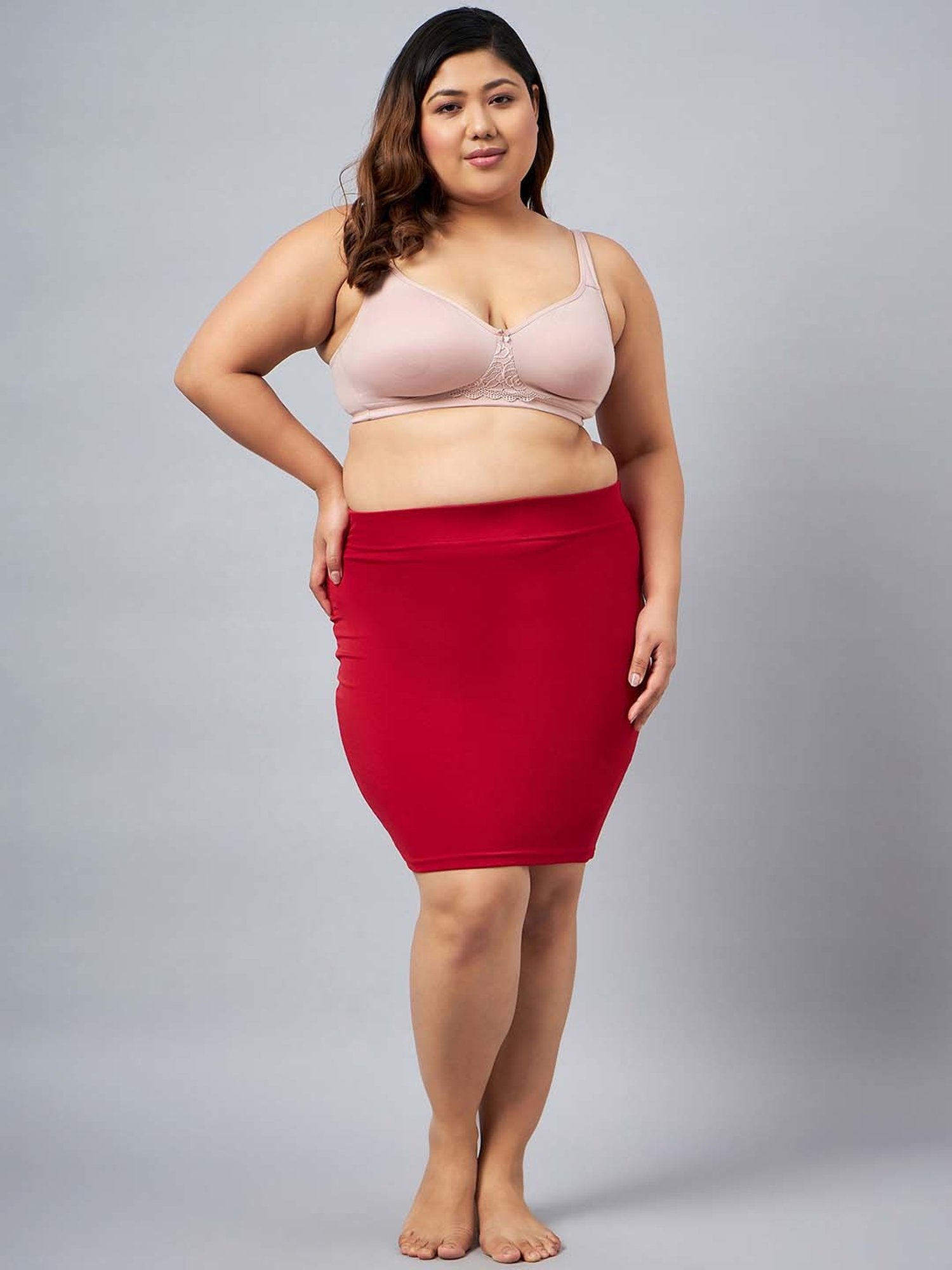 Da Intimo Black Full Coverage Thigh Shaper