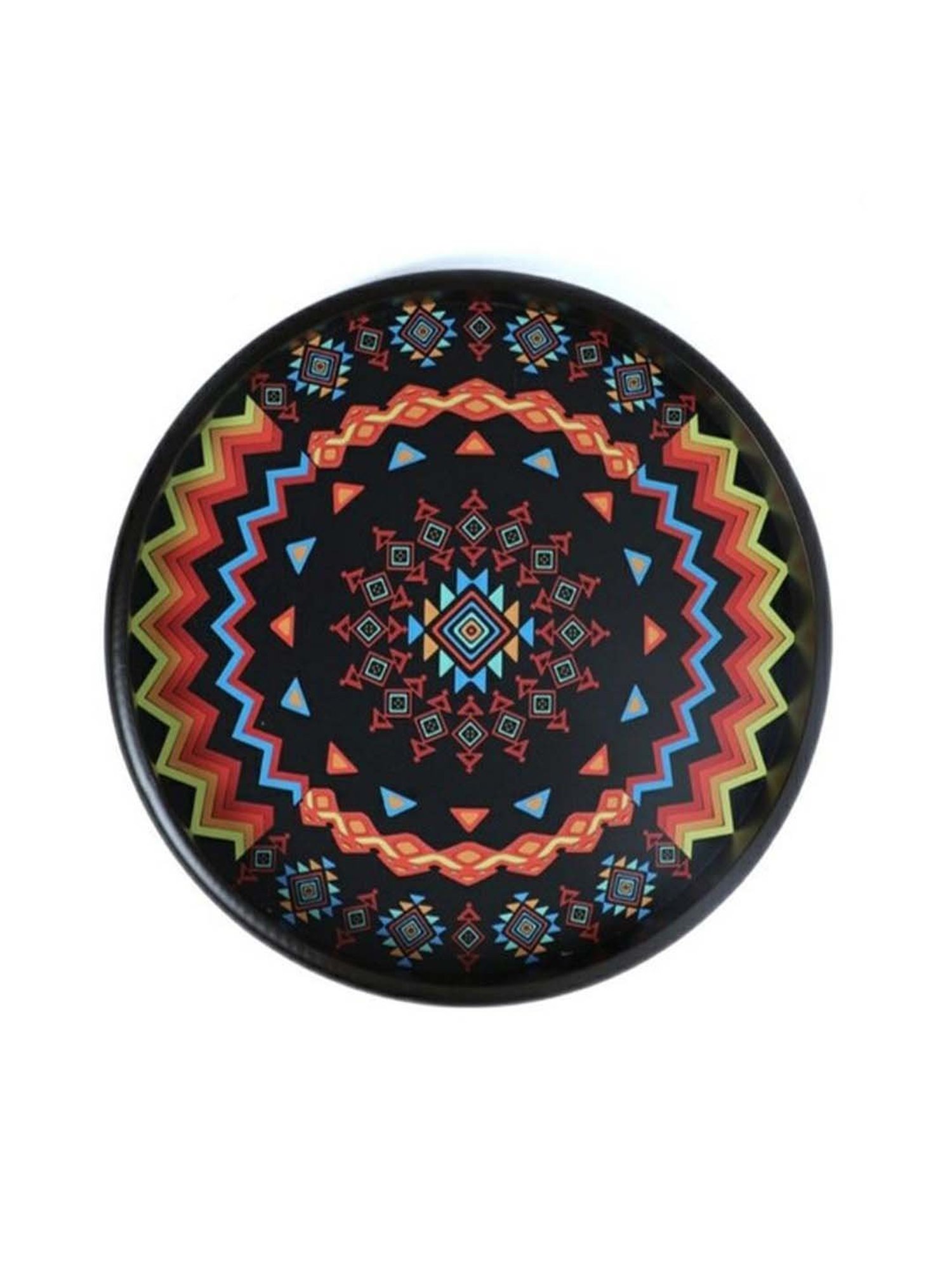 Crayton Geometric Round MDF Wall Hanging - Set of 1