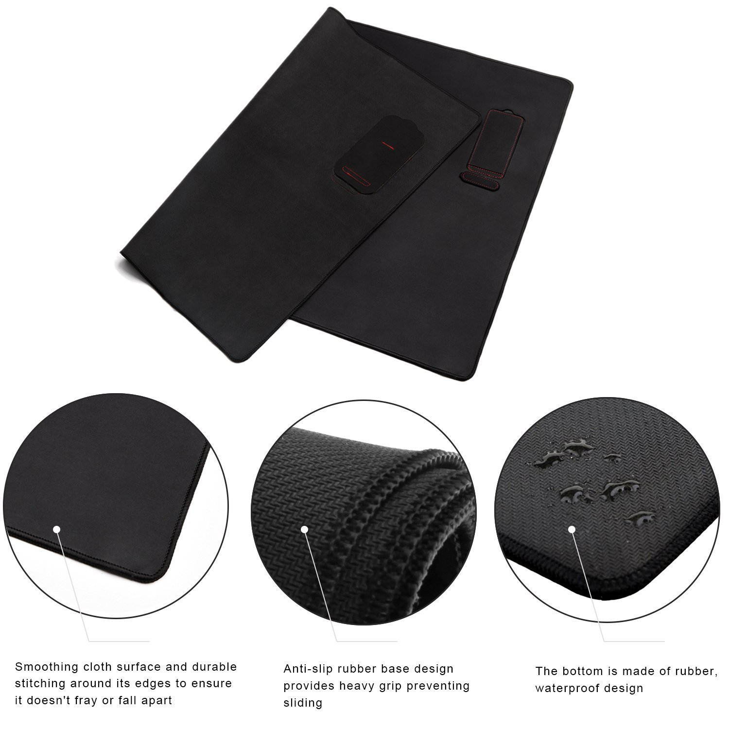 Jansicotek World Map Gaming Mouse Pad Large Size (900x400x2mm/35.5&rdquo;x15.8&rdquo;x0.08") Extended Mouse Mat Water-Resistant Mouse Pads with Non-Slip Rubber Base for Keyboard and Mouse