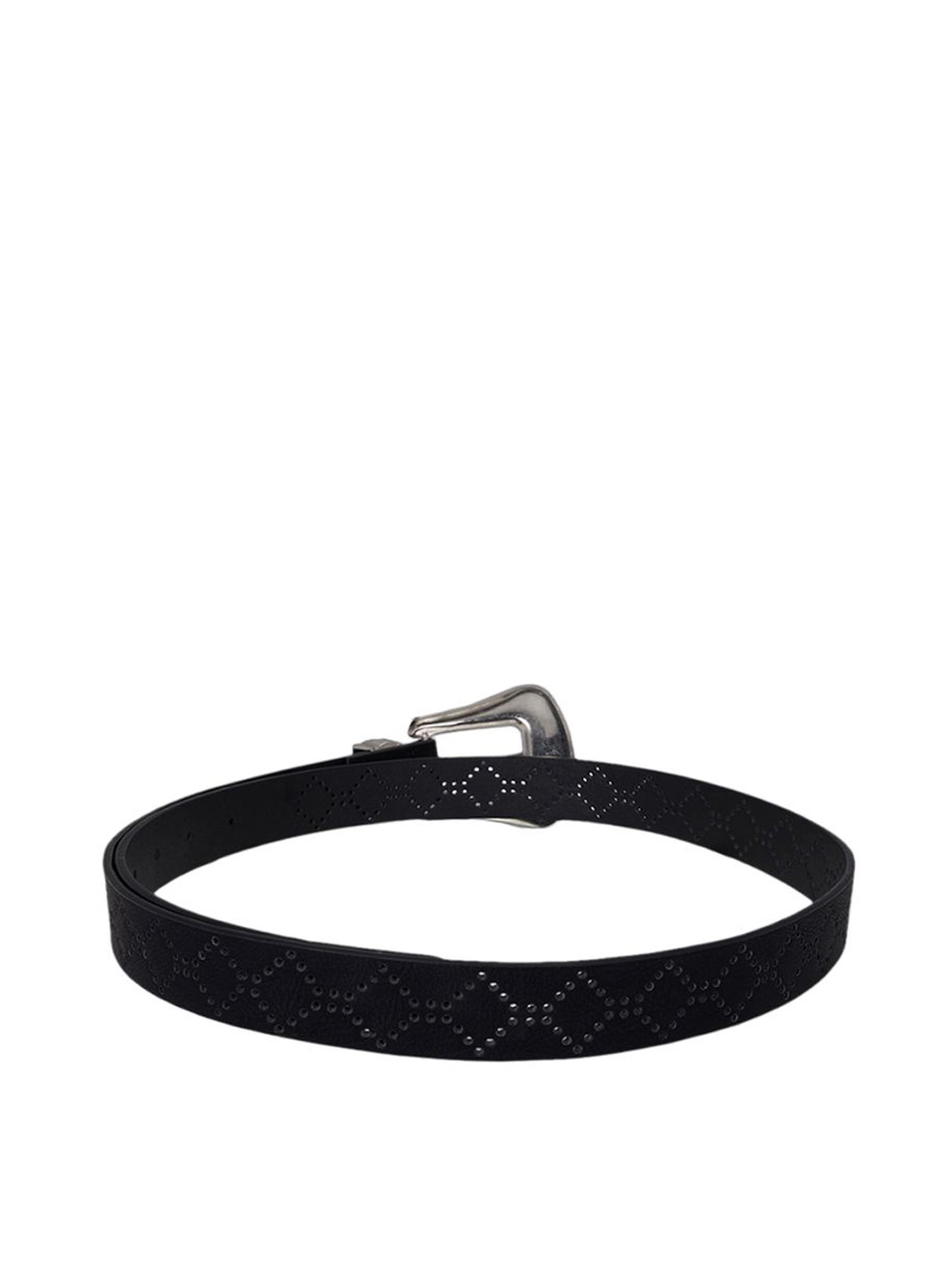 Forever Glam by Pantaloons Navy Narrow Belt for Women