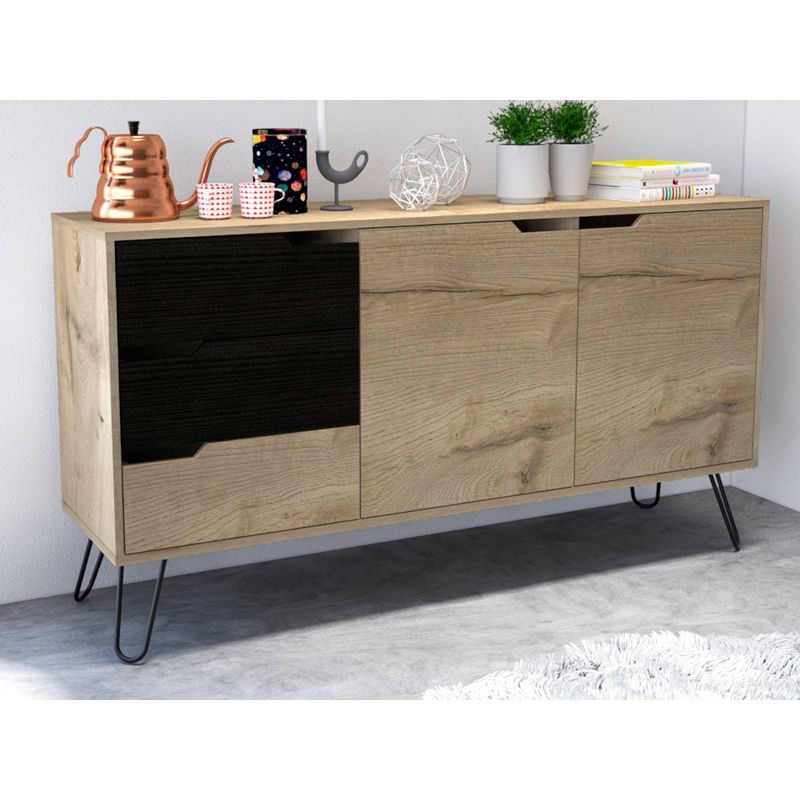 Aster 2 Door Sideboard Cabinet Light Wood - RST Brands