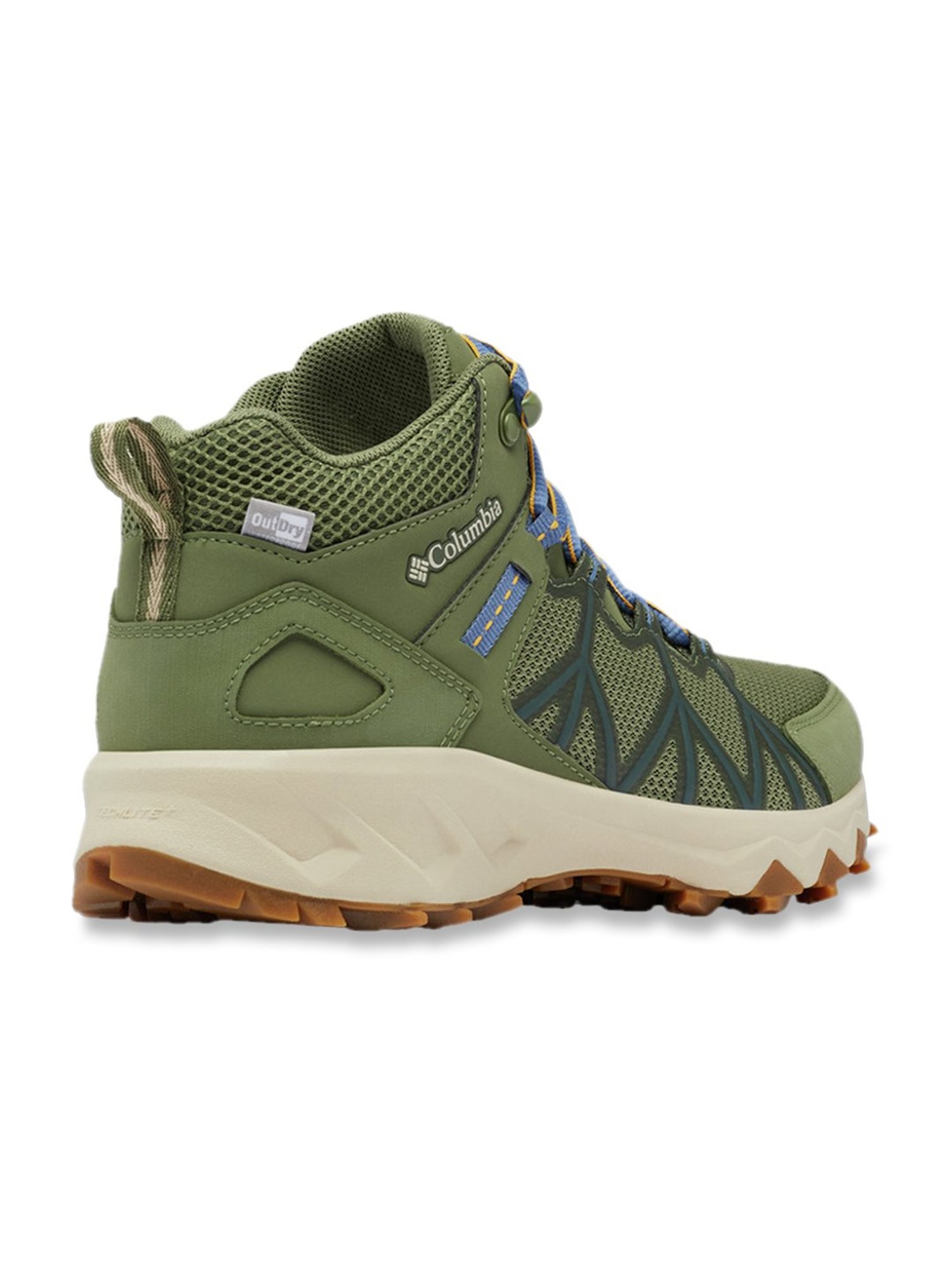 Columbia Women's PEAKFREAK II MID OUTDRY Green Outdoor Shoes