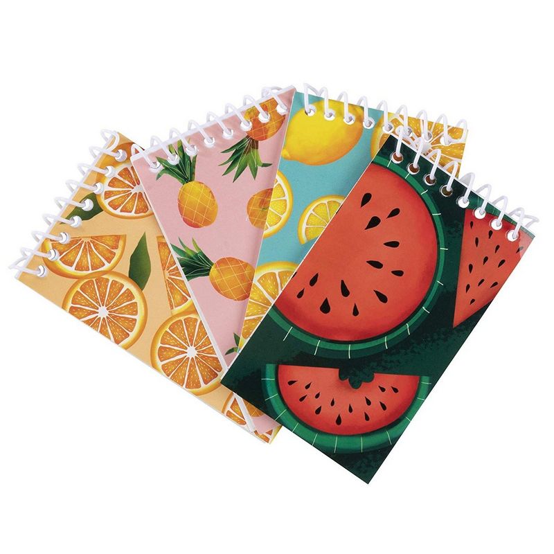 Spiral Notepad - 12-Pack Top Spiral Notebooks, Mini Spiral Notepads for Note Taking, To-do Lists, Lined Paper, Inspirational Words, Marble Print, 4x6"