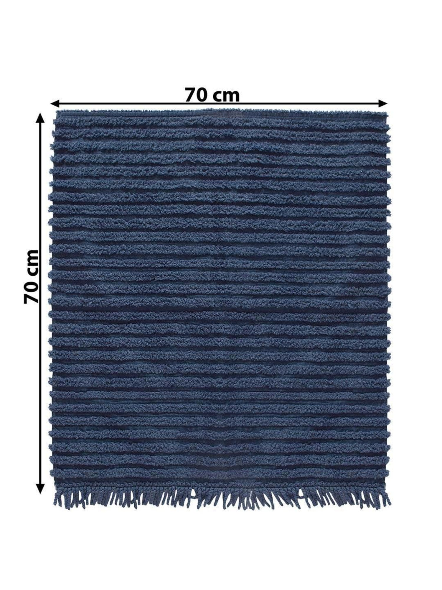 MODERN HOMES White Cotton Hand-Knotted Curtain Ropes - Set of 2