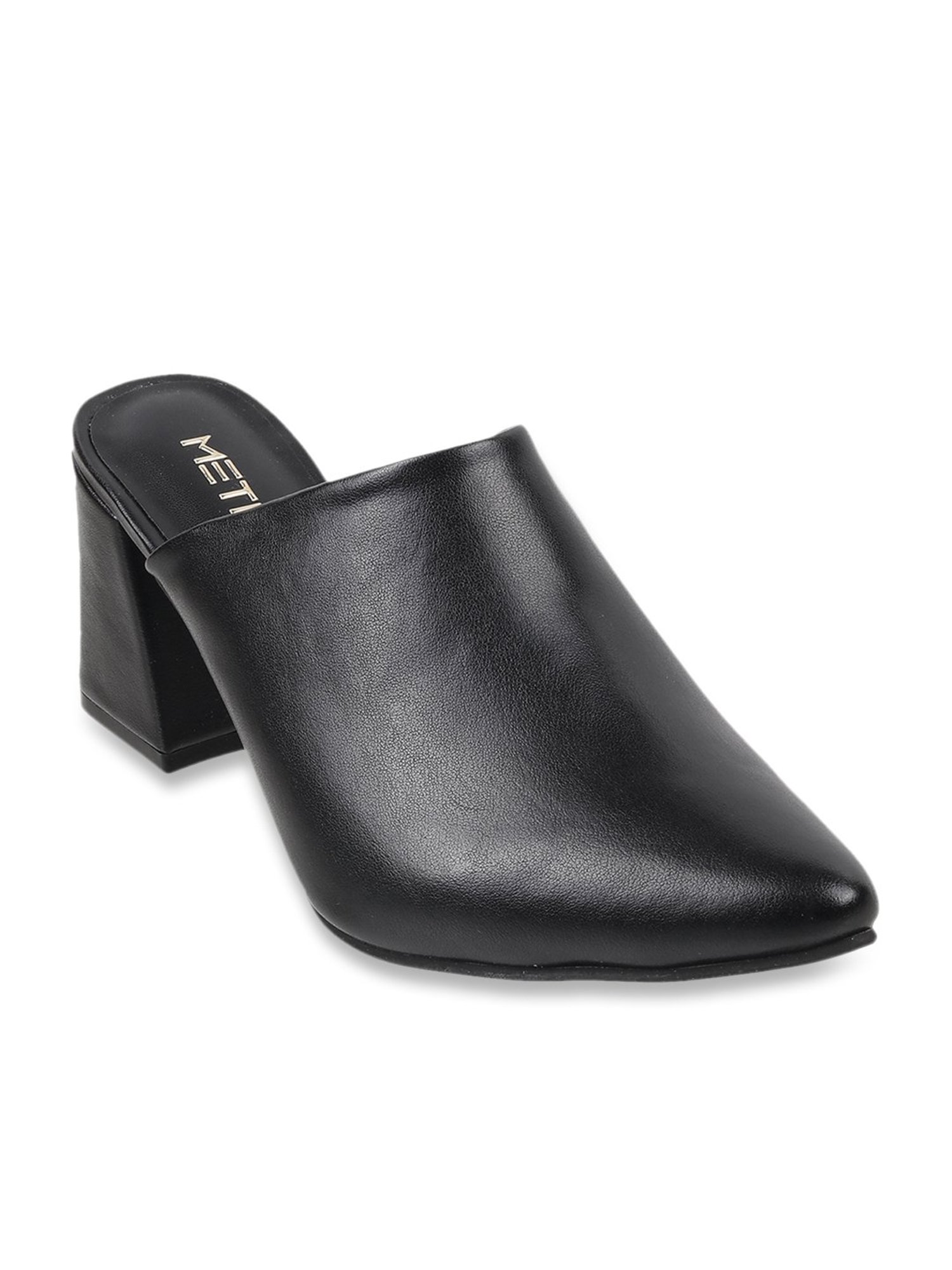 Metro Women's Black Mule Shoes