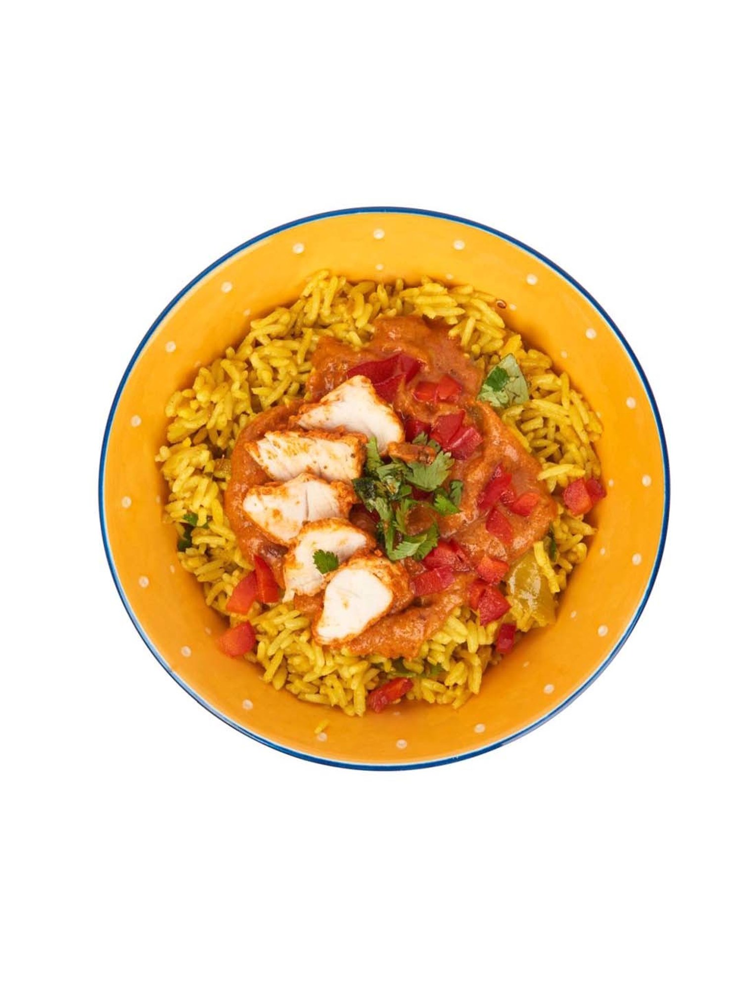 KitchenCraft Orange Stoneware Fruit Bowl