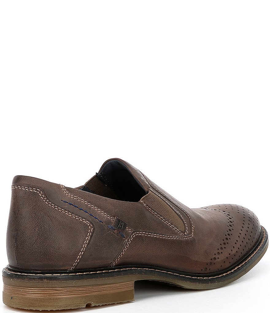 ECCO Track II Low Leather Oxfords