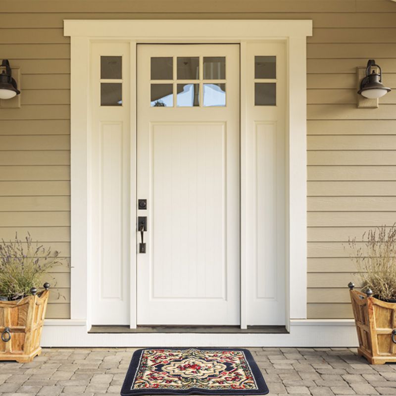 1'2"x2'4" Oval Floor Mat Brown - JumpSport