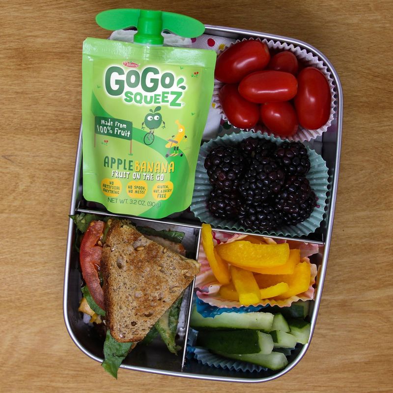 GoGo squeeZ Applesauce, Apple Banana -3.2oz/4ct