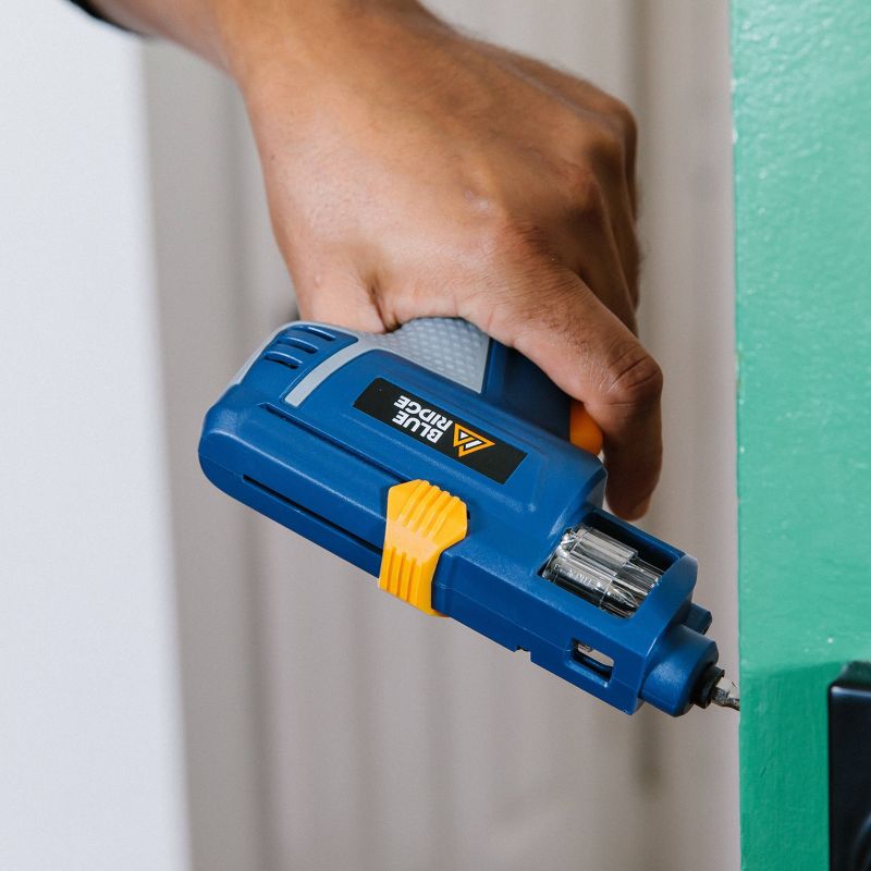 Blue Ridge Tools Rechargeable Screwdriver With Bit Storage