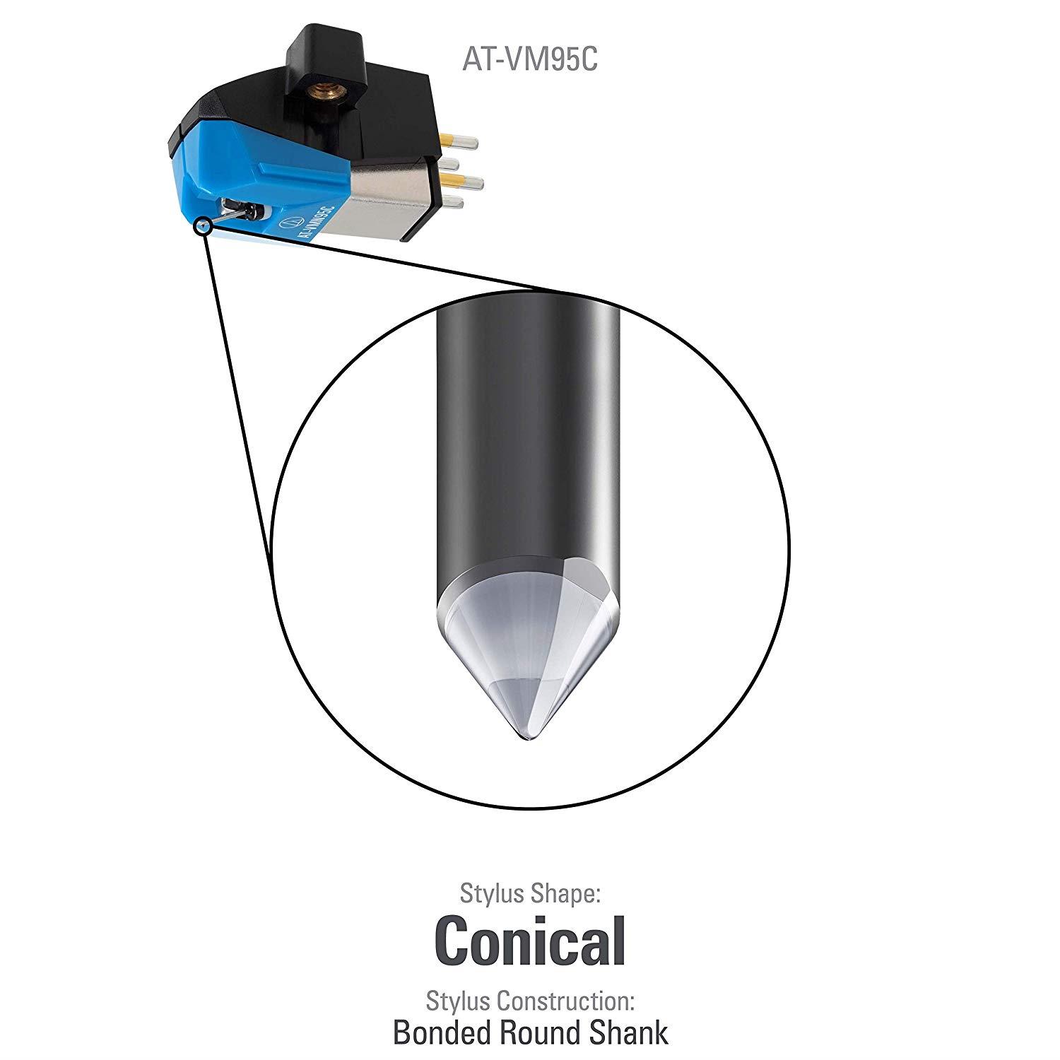 Audio-Technica AT-VM95C Dual Moving Magnet Turntable Cartridge