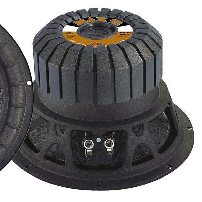 Lanzar MAX12 12 Inch 1000 Watt 4 Ohm Car Audio Power Subwoofer, Black | MAX12