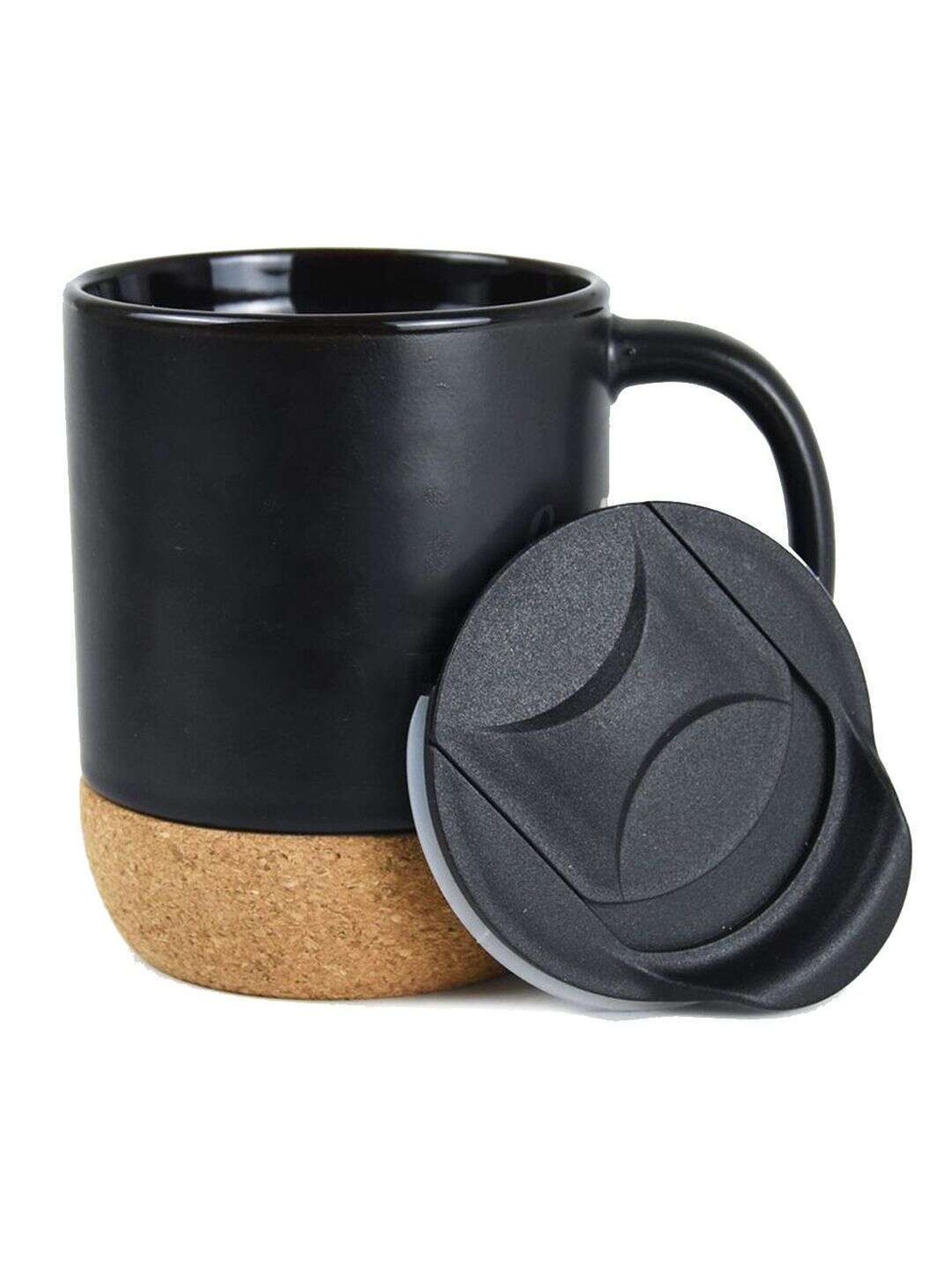 JCPL Black & Brown Ceramic Milk & Coffee Mug (0.44L) - Set of 1