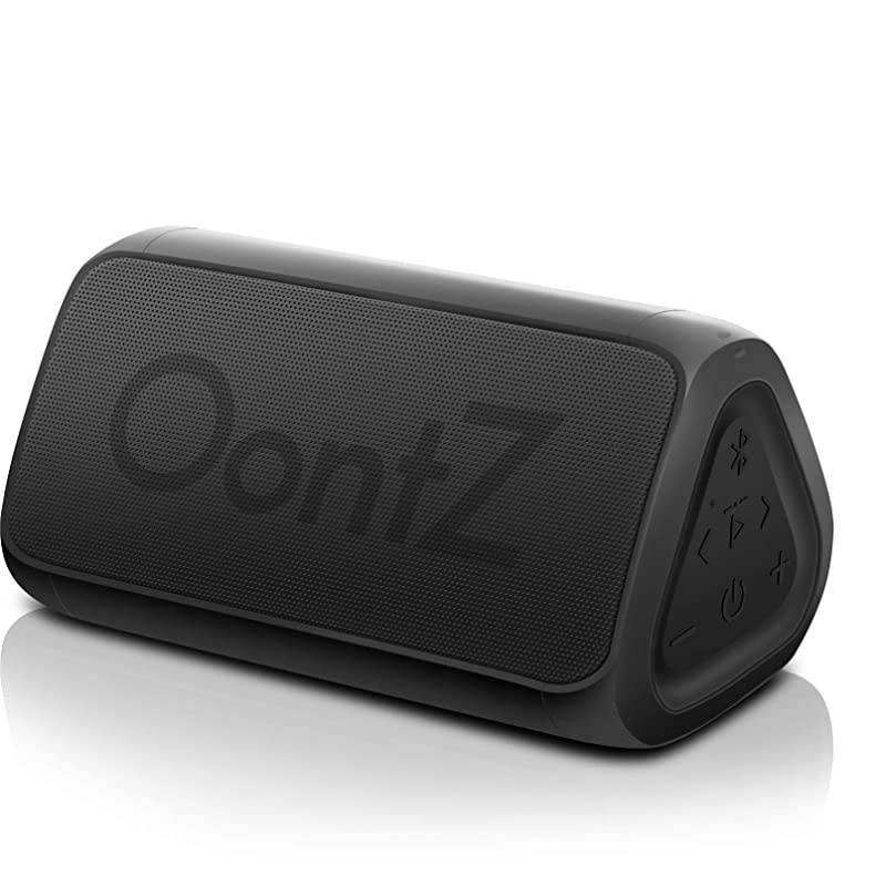 Angle 3 Bluetooth Portable Speaker, Louder Volume, Crystal Clear Stereo Sound, Rich Bass, 100 Foot Wireless Range, Microphone, IPX5, Bluetooth Speakers (Black)