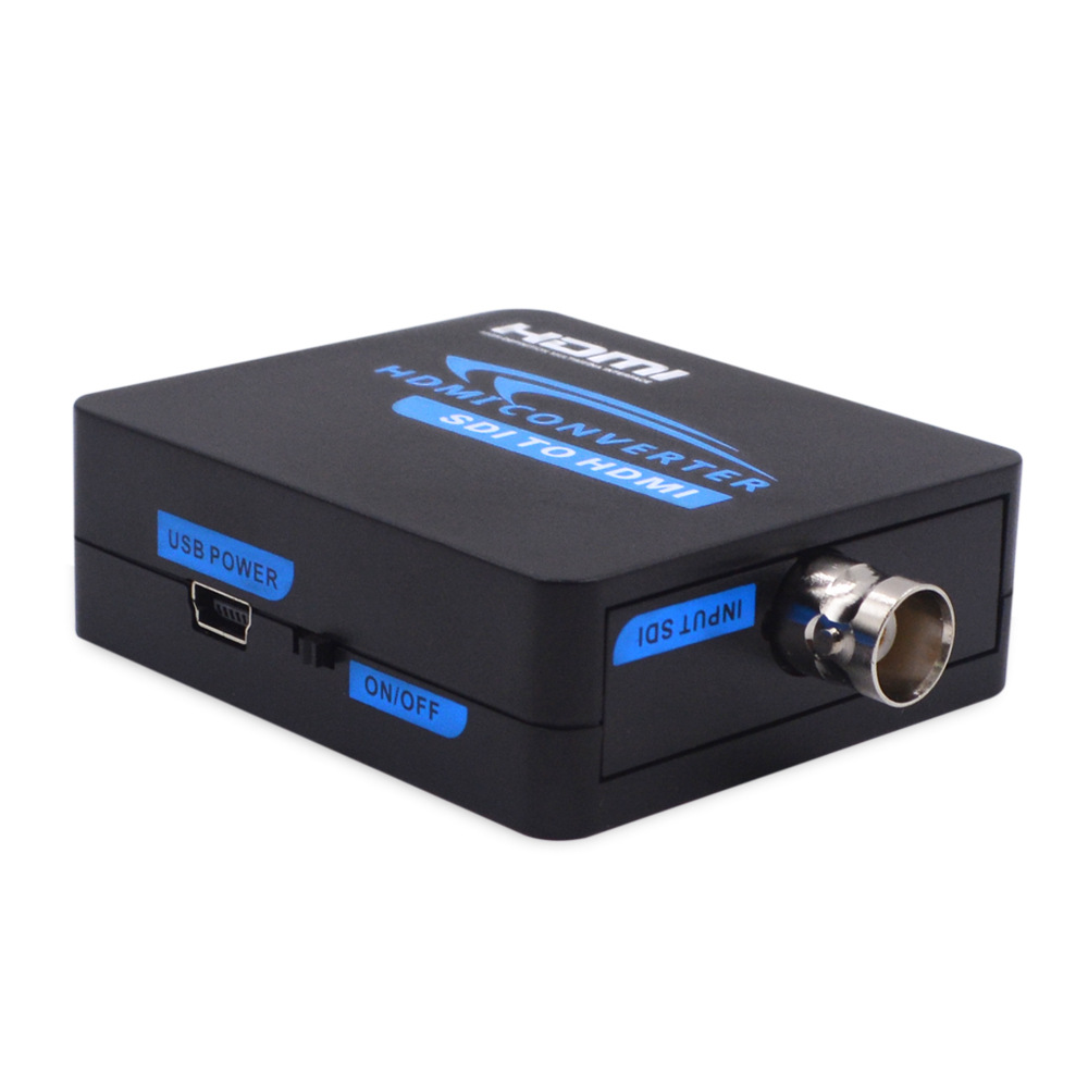 SDI to HDMI Converter 720 1080P, Converts SDI, 3G-SDI or HD-SDI to HDMI