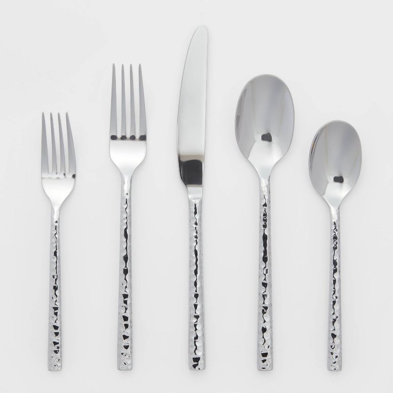 41pc Stainless Steel Zehira Frost Silverware Set - Cambridge Silversmiths