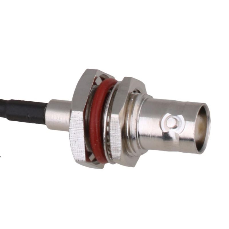 BQLZR 5x BNC Female to MMCX Plug Male Right Angle Adapter RG174 Cable for Wi-Fi WLAN