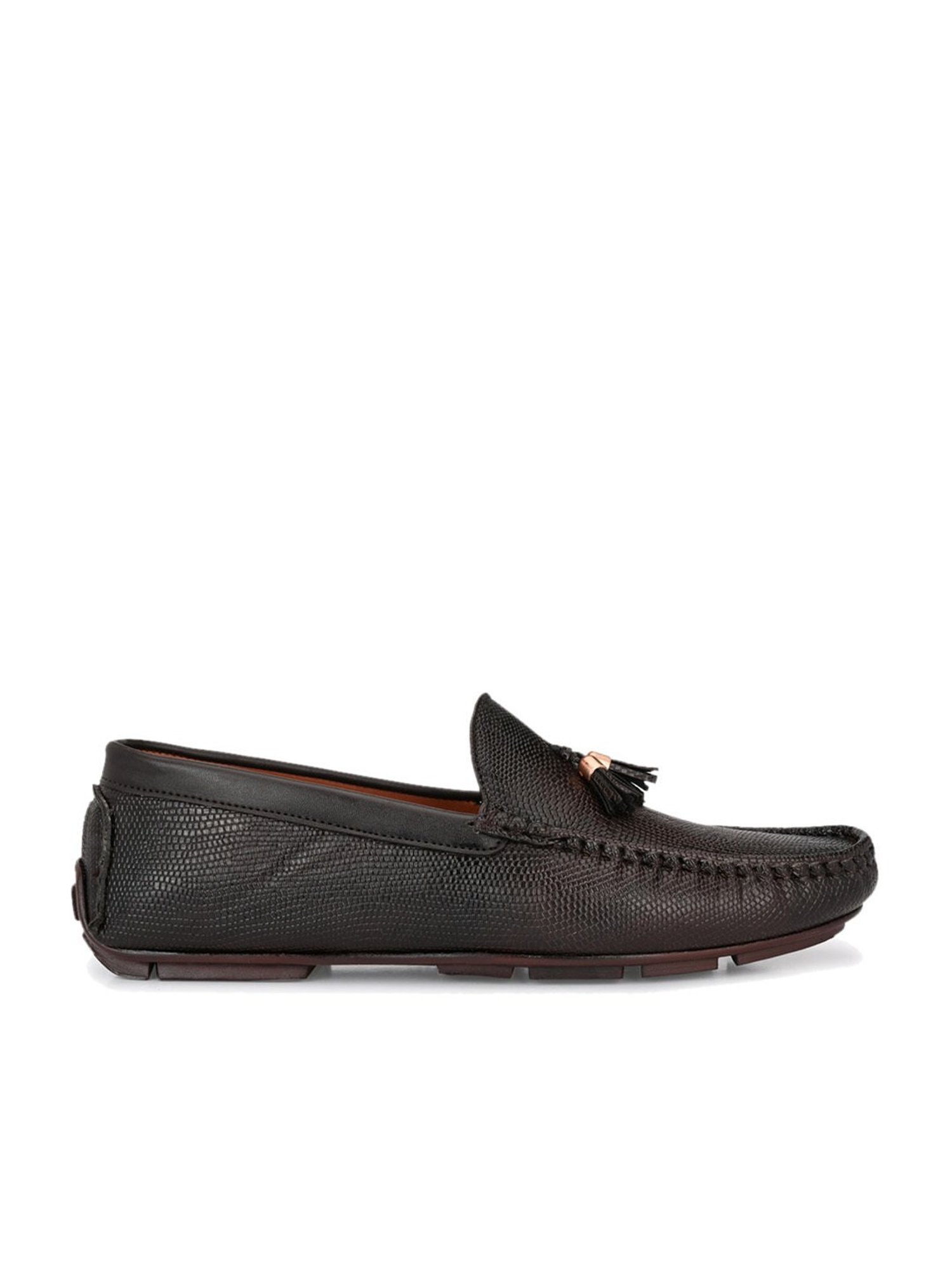El Paso Men's Brown Casual Mocassins