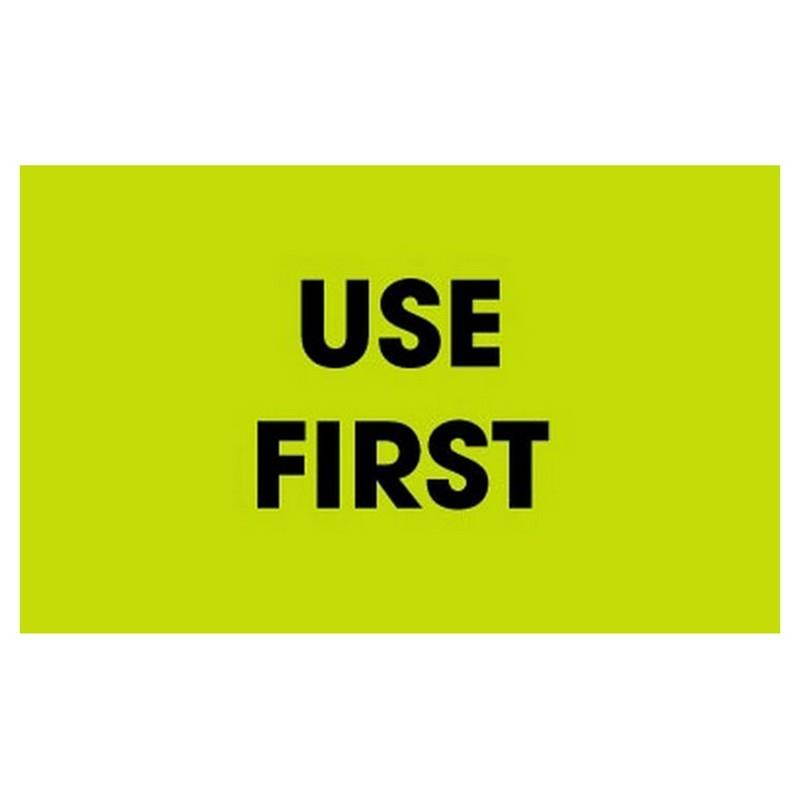 2" x 3" Use First Labels (500 per Roll)